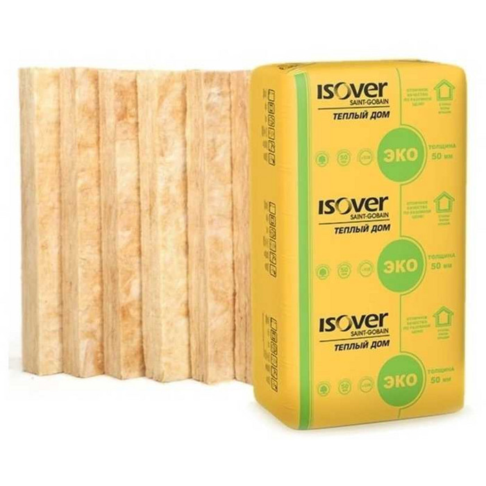 Утеплитель Isover Изовер Тёплый Дом Плита 50х610х1170 в Осьмино